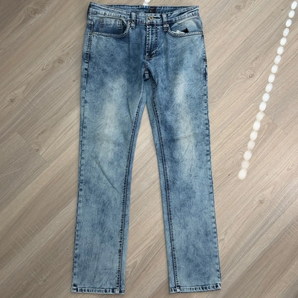 Buffalo David Bitton Straight Leg Denim Jeans. Sz 32/32